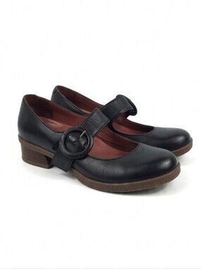 Dansko Brandy Black Leather Women's Clogs Size EU 37 - US 7